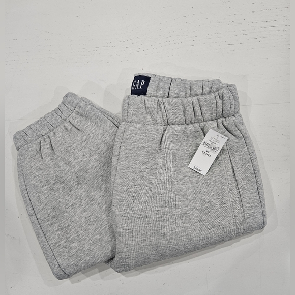 GAP Heather Gray Joggers High Rise VintageSoft Relaxed Joggers Sz: Petite XSmall - Picture 3 of 5